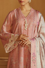 ROSY DEW-3 PC KHADDAR EMBROIDERED SUIT