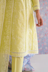 CALLA GREEN-3PC EMBROIDERED LAWN SUIT