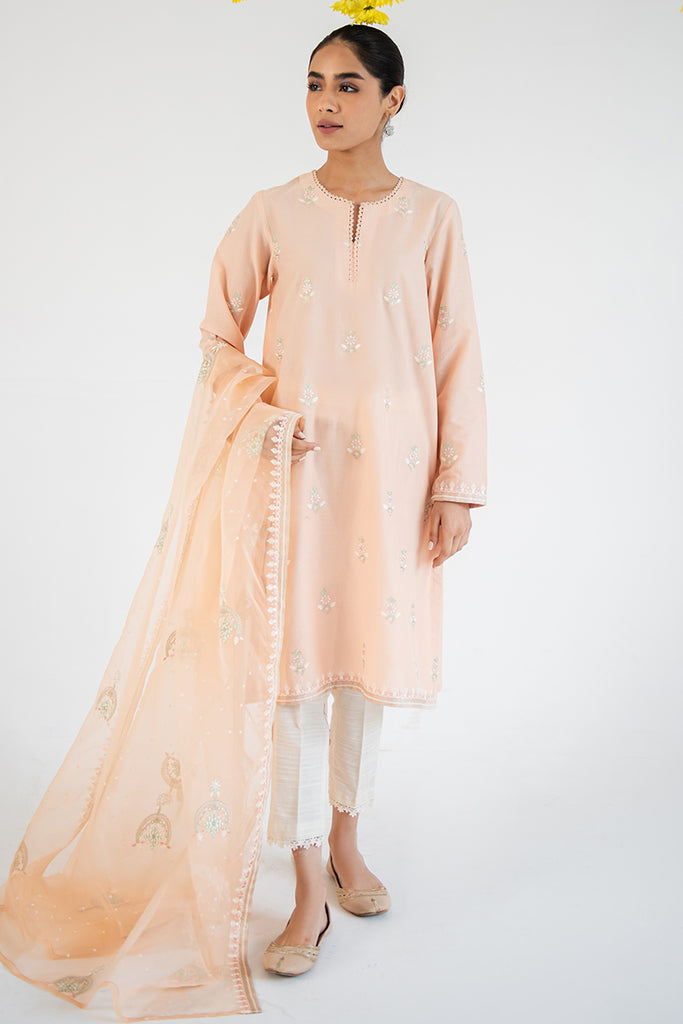 ROSE DAWN-2PC (SHIRT & DUPATTA)