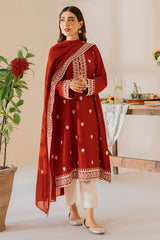 RED OCHRE-2PC (SHIRT & DUPATTA)