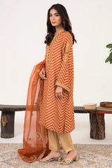 SAFFRON SCARLET-2PC (SHIRT & DUPATTA)