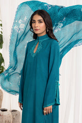 AZURE BLUE-2PC (SHIRT & DUPATTA)