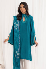 AZURE BLUE-2PC (SHIRT & DUPATTA)