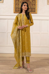 VIBRANT FIONA-3PC EMBROIDERED SUIT