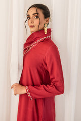 ROSE WOOD-2PC (SHIRT & DUPATTA)