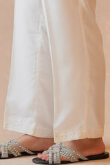 MARSHMALLOW 1- LINEN EMBROIDERED PANTS