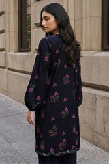 EBONY ESSENCE-2PC LINEN PRINTED SUIT