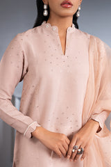 PALE PINK- 2 PC (SHIRT & DUPATTA)