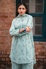 ENCHANTING GLAZE-3 PIECE PRINTED LAWN SUIT