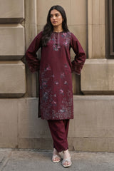 SCARLET MELODY-2PC KHADDAR PRINTED SUIT