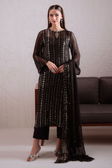 NOIR GLITTZ-2PC (SHIRT & DUPATTA)