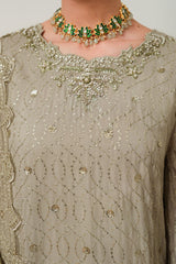ASHEN DREAM-3PC SILK EMBROIDERED PRET