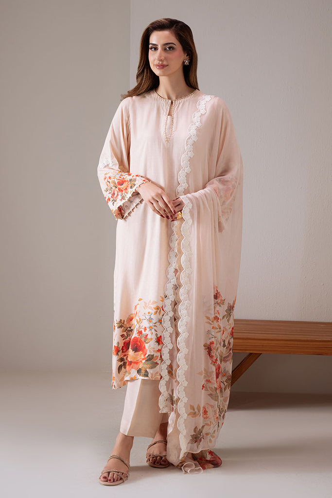 DAWN ROSE-2 PC (SHIRT & DUPATTA)