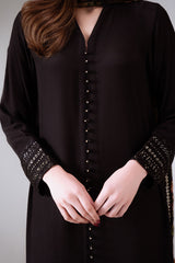 DARK ELEGANCE-2 PC (SHIRT & DUPATTA)