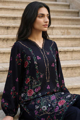 EBONY ESSENCE-2PC LINEN PRINTED SUIT