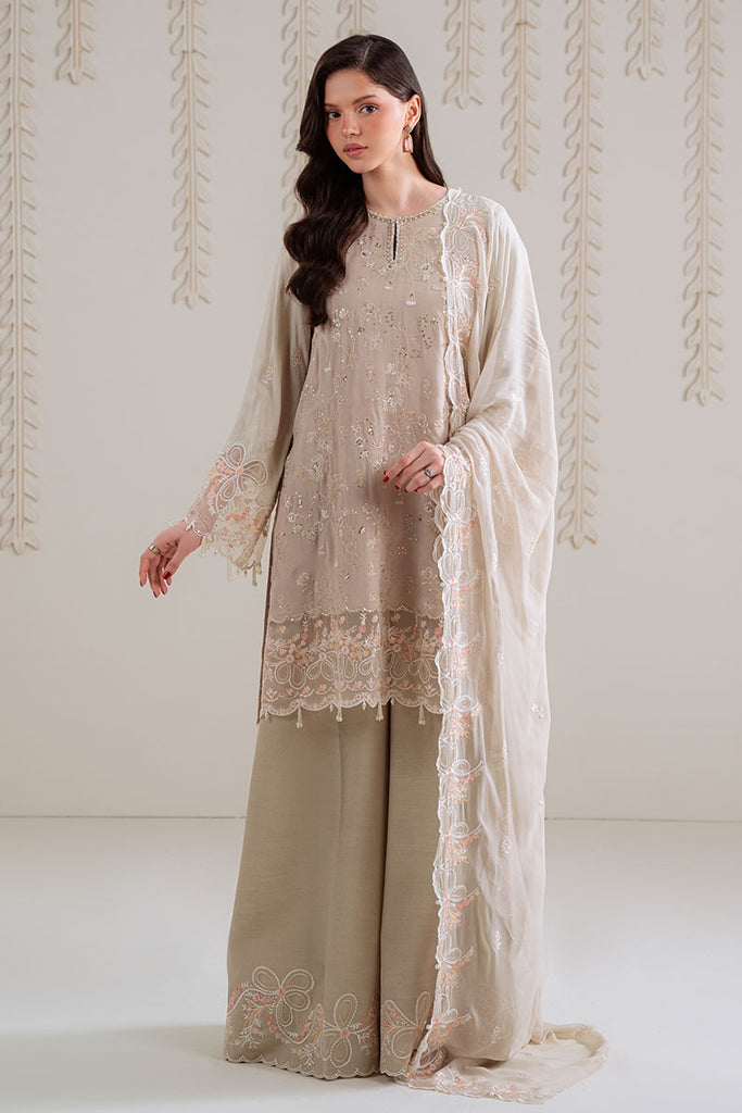 MEADOW MIST-3PC SILK EMBROIDERED SUIT