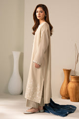 PEARL BLUE-2PC (SHIRT & DUPATTA)