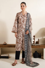 VINTAGE DUST-2 PC (SHIRT & DUPATTA)