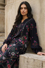 EBONY ESSENCE-2PC LINEN PRINTED SUIT
