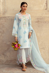 DAWN MIST-3 PIECE LAWN PRINTED SUIT