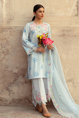 DAWN MIST-3 PIECE LAWN PRINTED SUIT