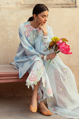 DAWN MIST-3 PIECE LAWN PRINTED SUIT