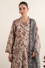 VINTAGE DUST-2 PC (SHIRT & DUPATTA)