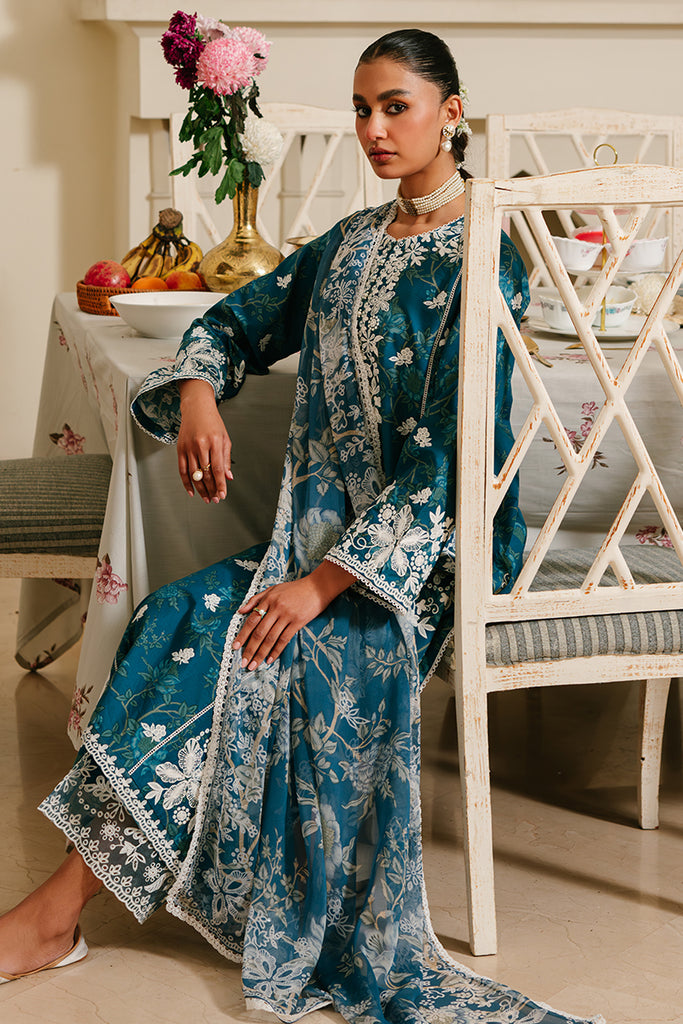 ICE BLOOM-3 PIECE EMBROIDERED LAWN SUIT