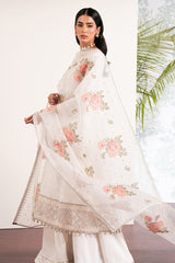 PEARL HAZE-3 PC EMBROIDERED SILK SUIT