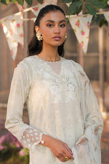 WHISPERING WHITE -3 PIECE EMBROIDERED LAWN SUIT