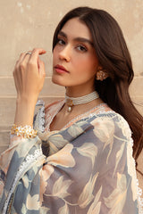 SUNSET FLORA-3 PIECE LAWN PRINTED SUIT