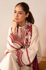 CRIMSON BLUSH-2PC (SHIRT & DUPATTA)