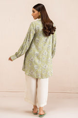 WINTER PEAR PRINTED LINEN SHIRT