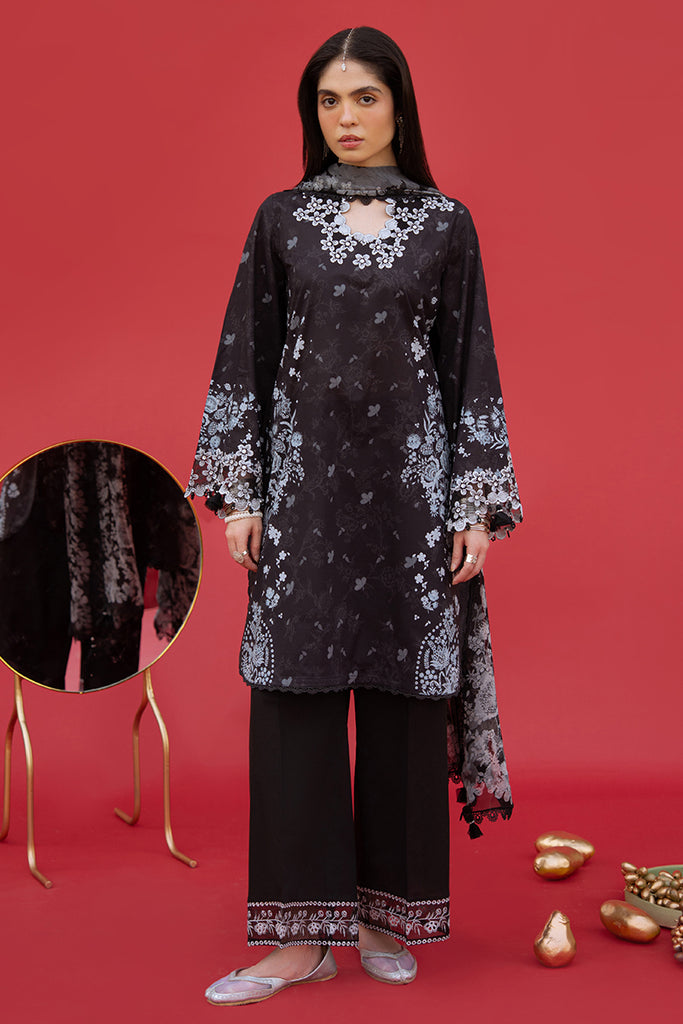 RAVEN WHISPER-3PC PRINTED LAWN SUIT
