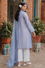 ASHLEY BLUE-2PC (SHIRT & DUPATTA)