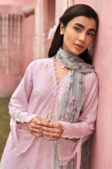 SOFT PETAL-3PC PRINTED LAWN SUIT