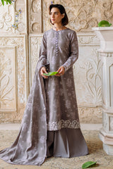 DESERT TAUPE-3PC JACQUARD SUIT