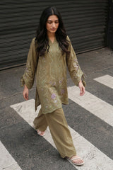 ETHEREAL GEM-2PC LINEN PRINTED SUIT
