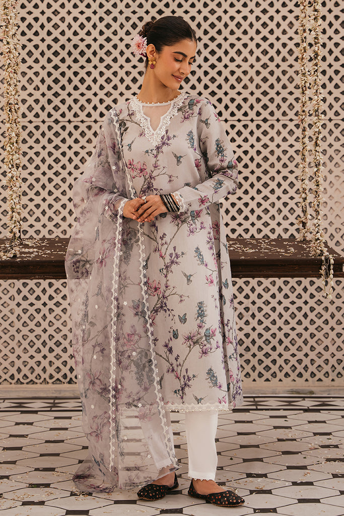 PERIWINKLE PEARL-2PC (SHIRT & DUPATTA)