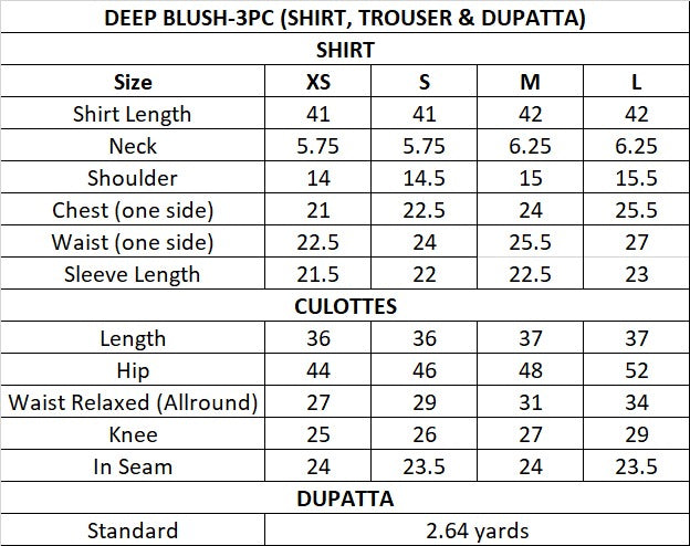 Size Guide