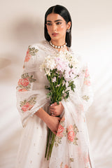 PEARL HAZE-3 PC EMBROIDERED SILK SUIT