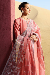 MULBERRY BLUSH-3 PIECE EMBROIDERED LAWN