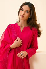 CHIC FUCHSIA-2PC (SHIRT & DUPATTA)