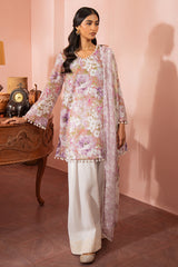 ORCHID GALORE-3 PIECE PRINTED SUIT