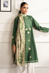 FOREST GREEN-2 PIECE (SHIRT & DUPATTA)