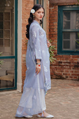 ASHLEY BLUE-2PC (SHIRT & DUPATTA)