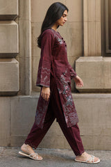 SCARLET MELODY-2PC KHADDAR PRINTED SUIT