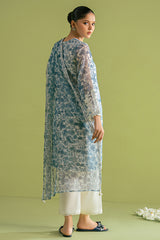 CERAMIC BLUE-2 PC (SHIRT & DUPATTA)