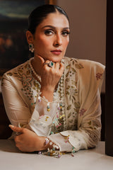 IVORY GARDEN-3 PC (SHIRT, TROUSER & DUPATTA)