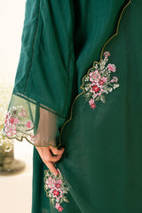 FOREST GREEN-2PC (SHIRT & DUPATTA)